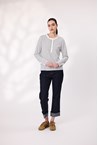WINDSOR TOP - white stri